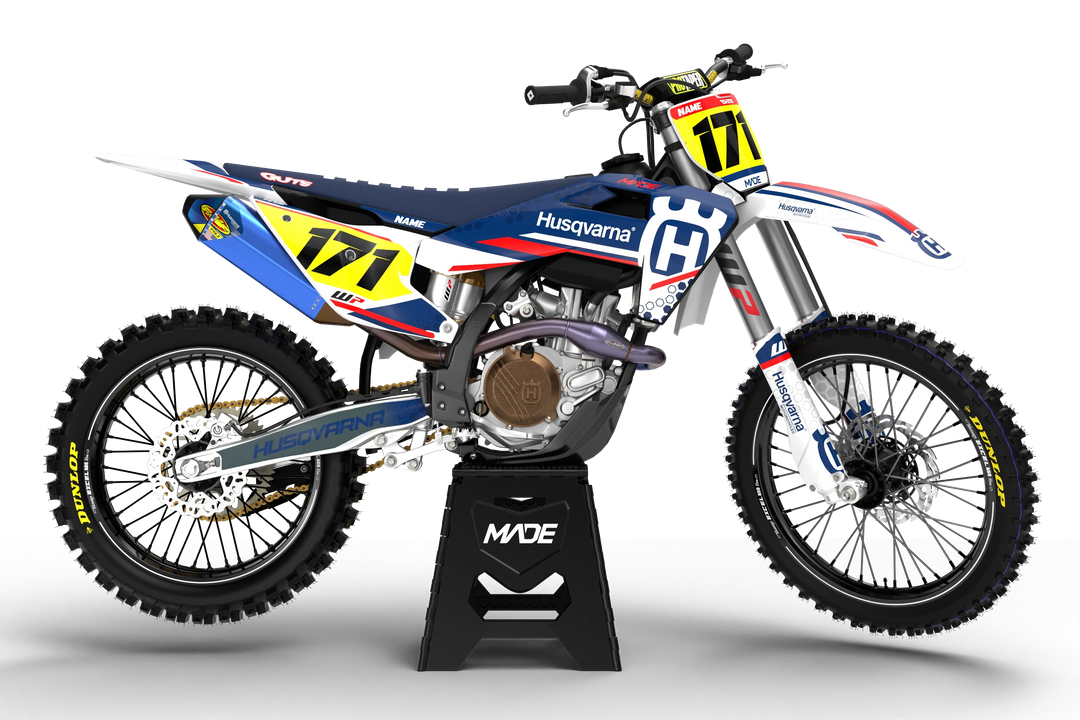 Husqvarna AXJ - Albin Johansson Replica - motocross premium graphics - madestickers.com