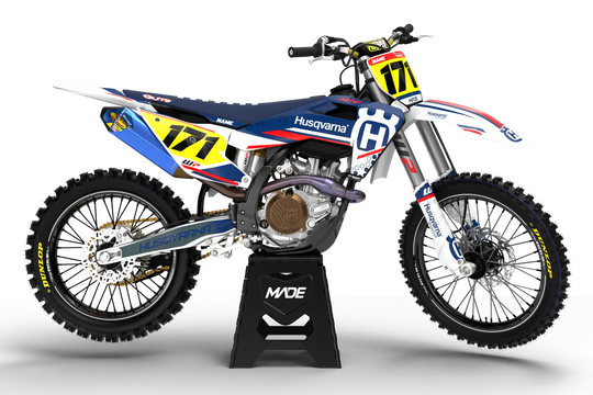Husqvarna AXJ - Albin Johansson Replica - motocross premium graphics - madestickers.com