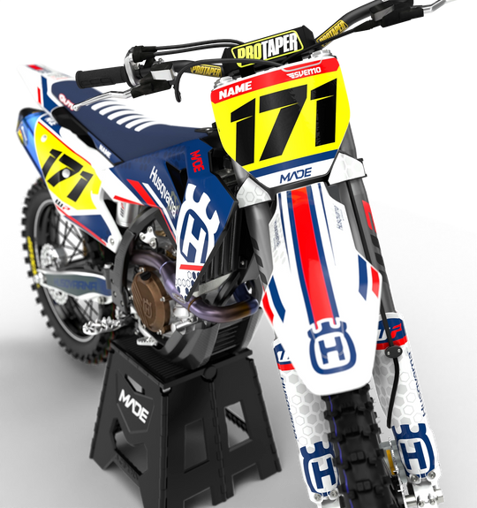 Husqvarna AXJ - Albin Johansson Replica - motocross premium graphics - madestickers.com