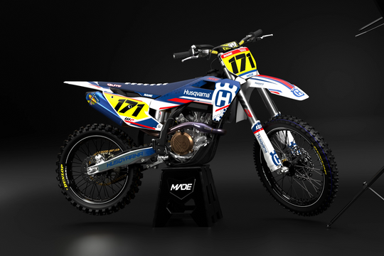 Husqvarna AXJ - Albin Johansson Replica - motocross premium graphics - madestickers.com