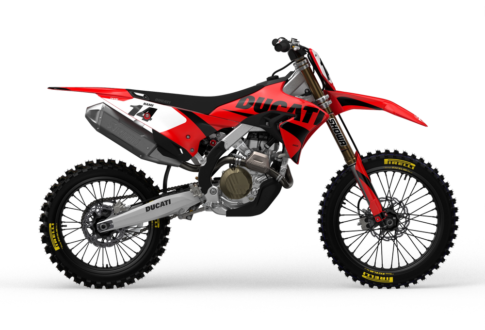 Ducati Base Red custom graphics from madestickers.com Black#color_black