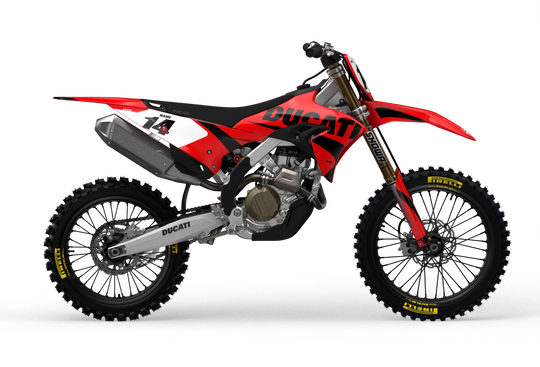 Ducati Base Red custom graphics from madestickers.com Black#color_black