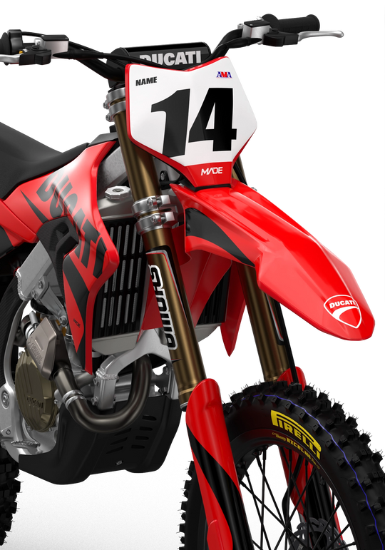 Ducati Base Red custom graphics from madestickers.com Black#color_black
