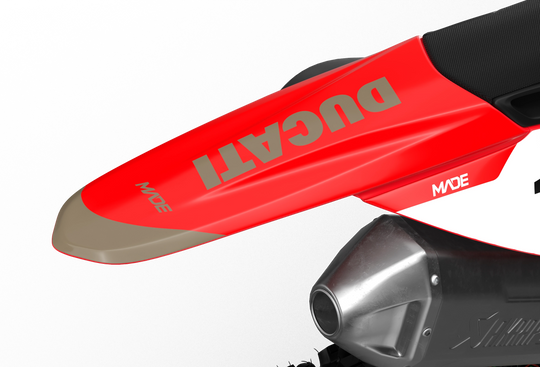 Ducati Base Red custom graphics from madestickers.com Brown#color_brown