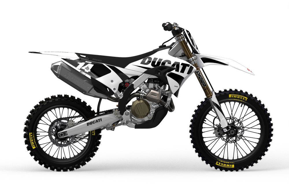 Ducati Base White custom graphics from madestickers.com Black#color_black
