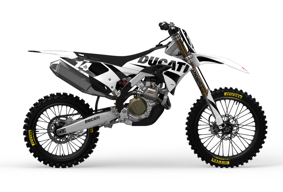 Ducati Base White custom graphics from madestickers.com Black#color_black