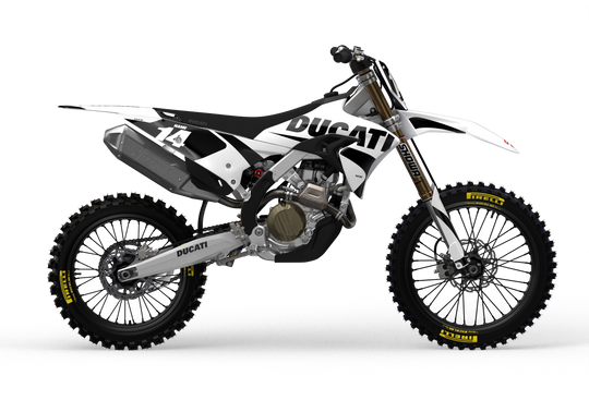 Ducati Base White custom graphics from madestickers.com Black#color_black
