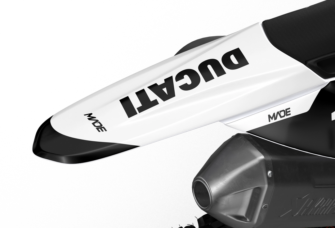 Ducati Base White custom graphics from madestickers.com Black#color_black
