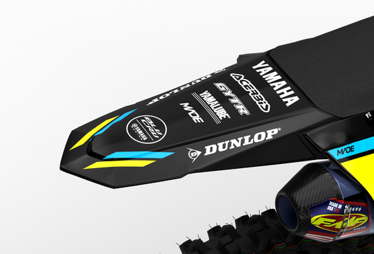 Yamaha motocross dirt bike premium graphics - 3D design - render - Black Yellow BlackYellow#color_blackyellow