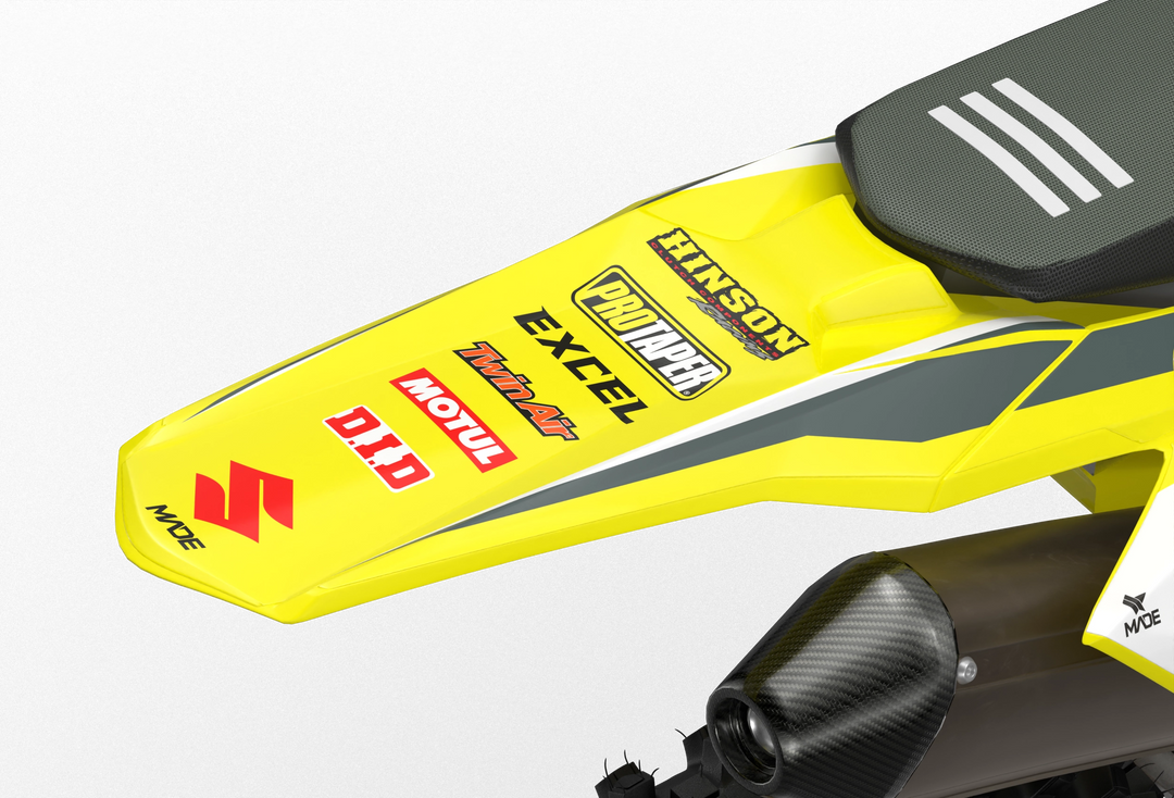 Suzuki RMZ Motocross dirt bike graphics for protection from madestickers.com  Grey#color_grey