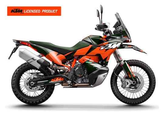 KTM Adventure Dual Sport motorbike graphics from madestickers.com DarkGreen#color_darkgreen