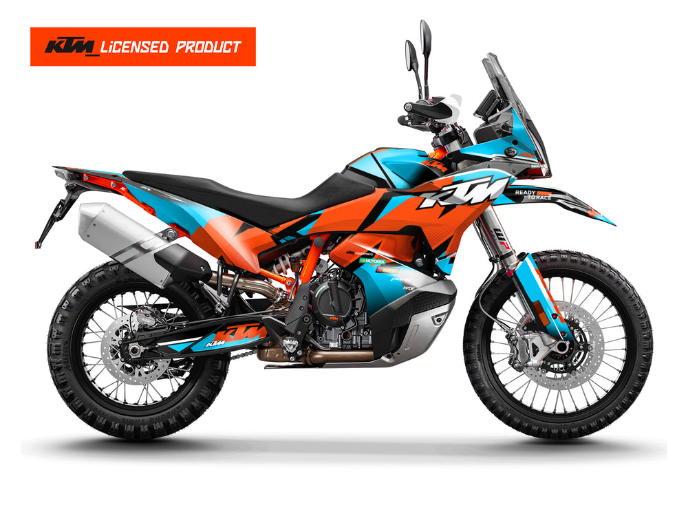 KTM Adventure Dual Sport motorbike graphics from madestickers.com LightBlue#color_lightblue