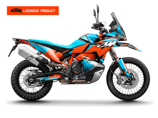 KTM Adventure Dual Sport motorbike graphics from madestickers.com LightBlue#color_lightblue