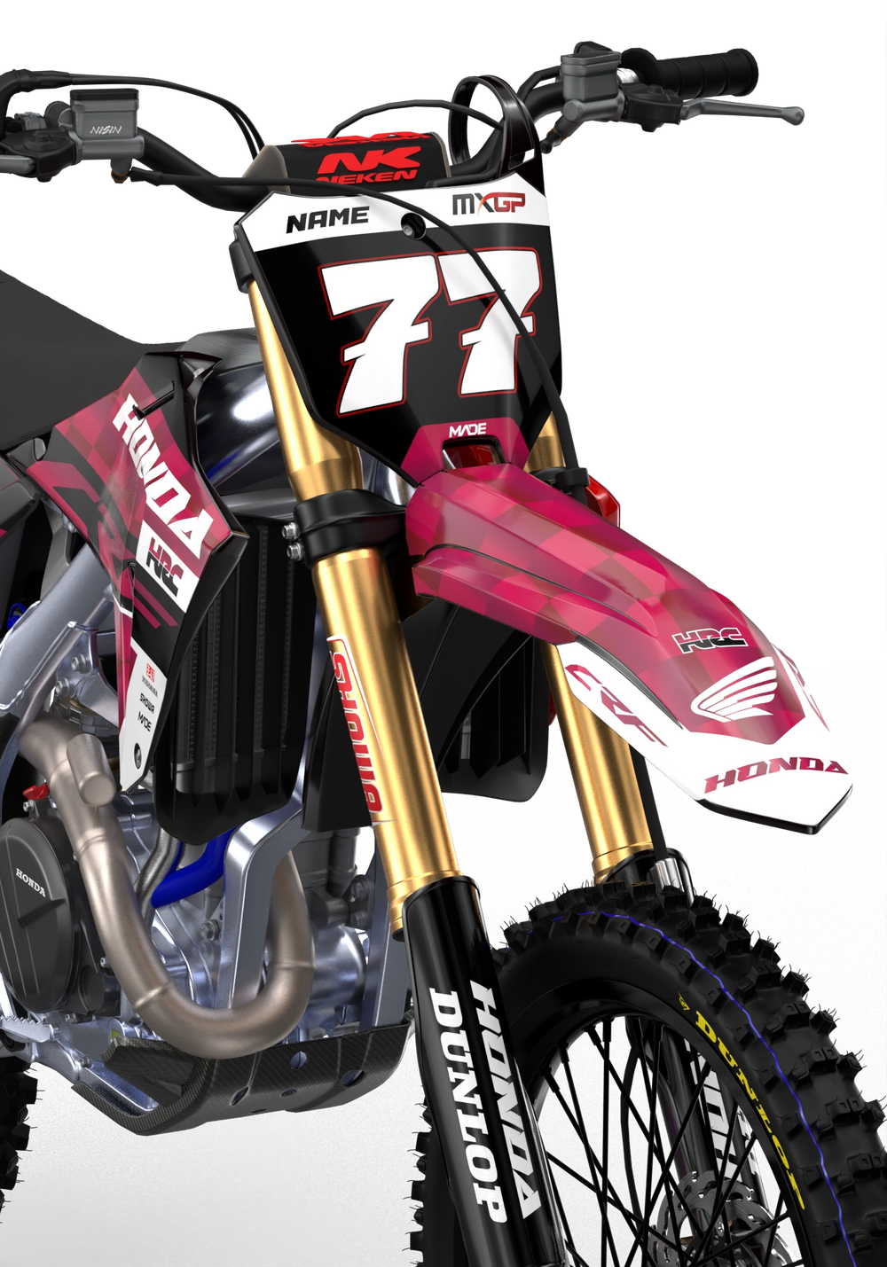 HONDA CHECKED GRAPHICS KIT