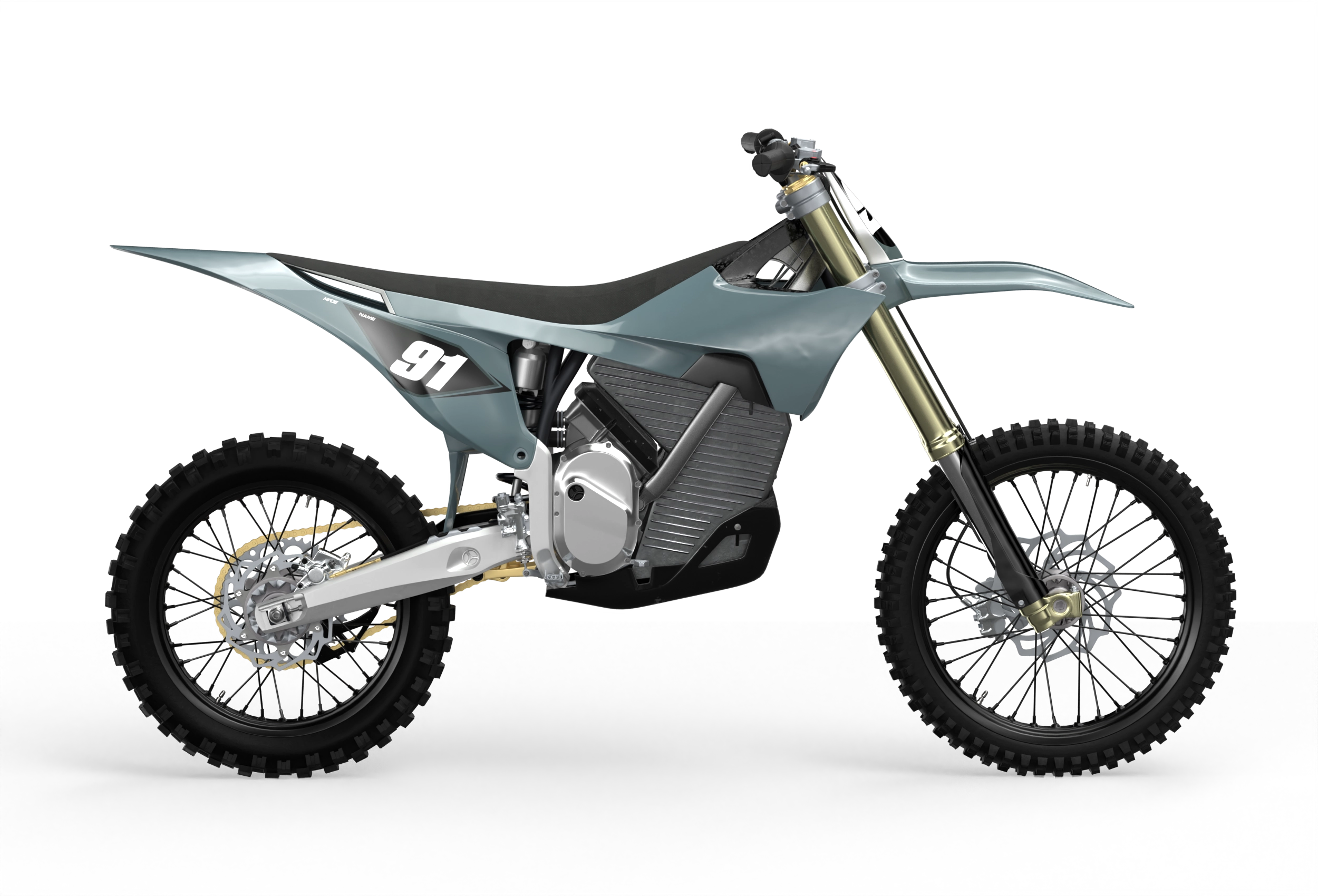 STARK VARG CLEAN GREY NUMBER KIT - Madestickers