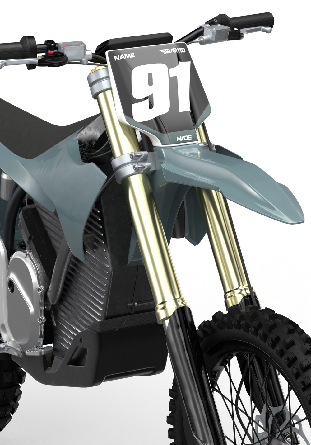 STARK VARG CLEAN GREY NUMBER KIT