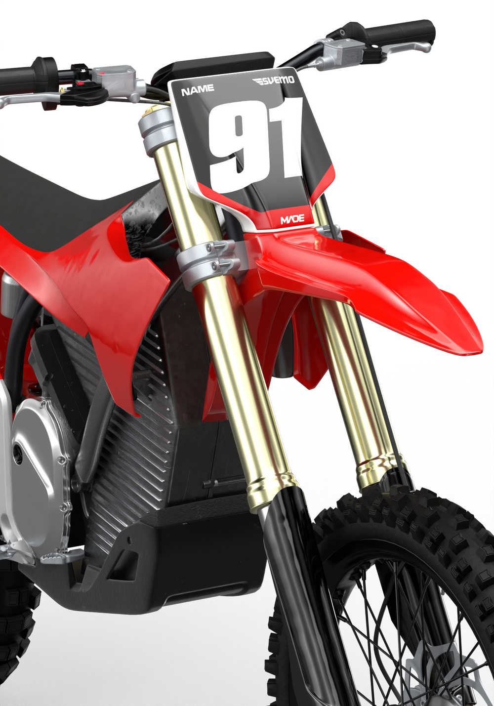 STARK VARG CLEAN RED NUMBER KIT