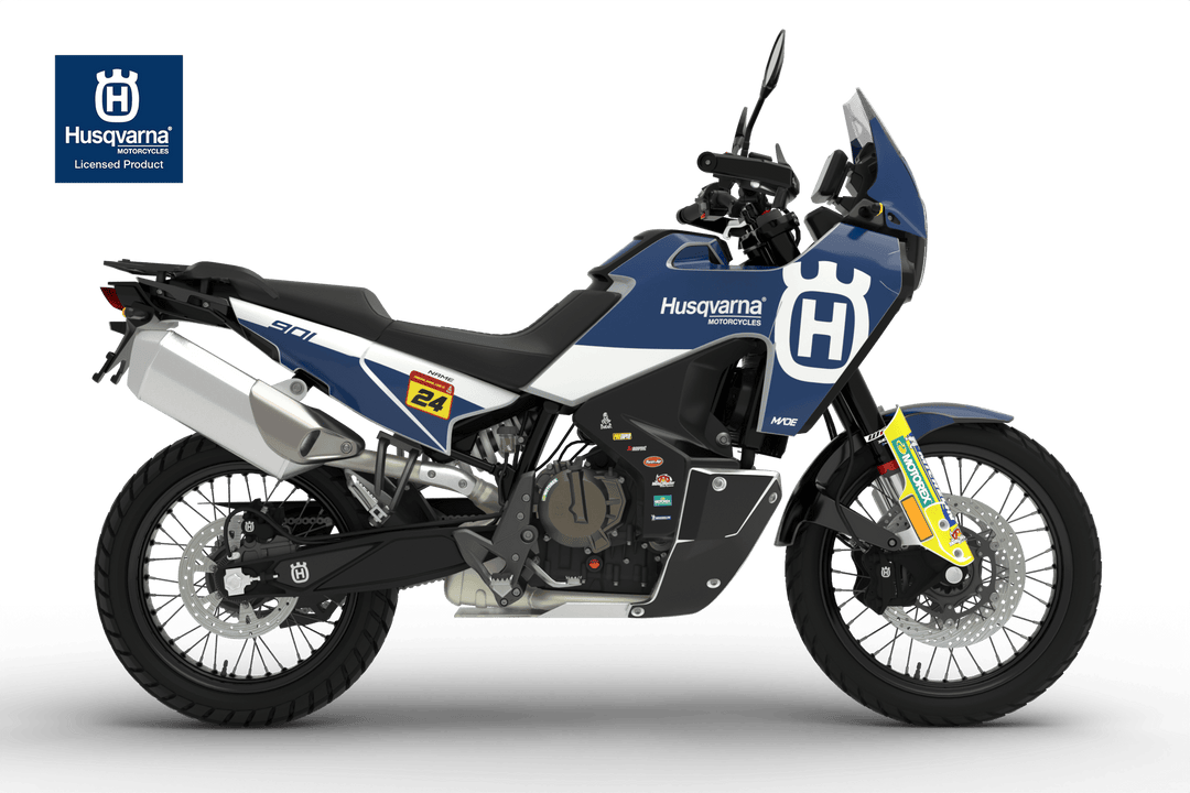 HUSQVARNA ADVENTURE NORDEN CLEAN GRAPHICS KIT - Madestickers White#color_white