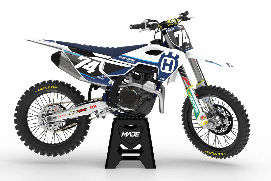 HUSQVARNA ENERGY GRAPHICS KIT - Madestickers Blue#color_blue