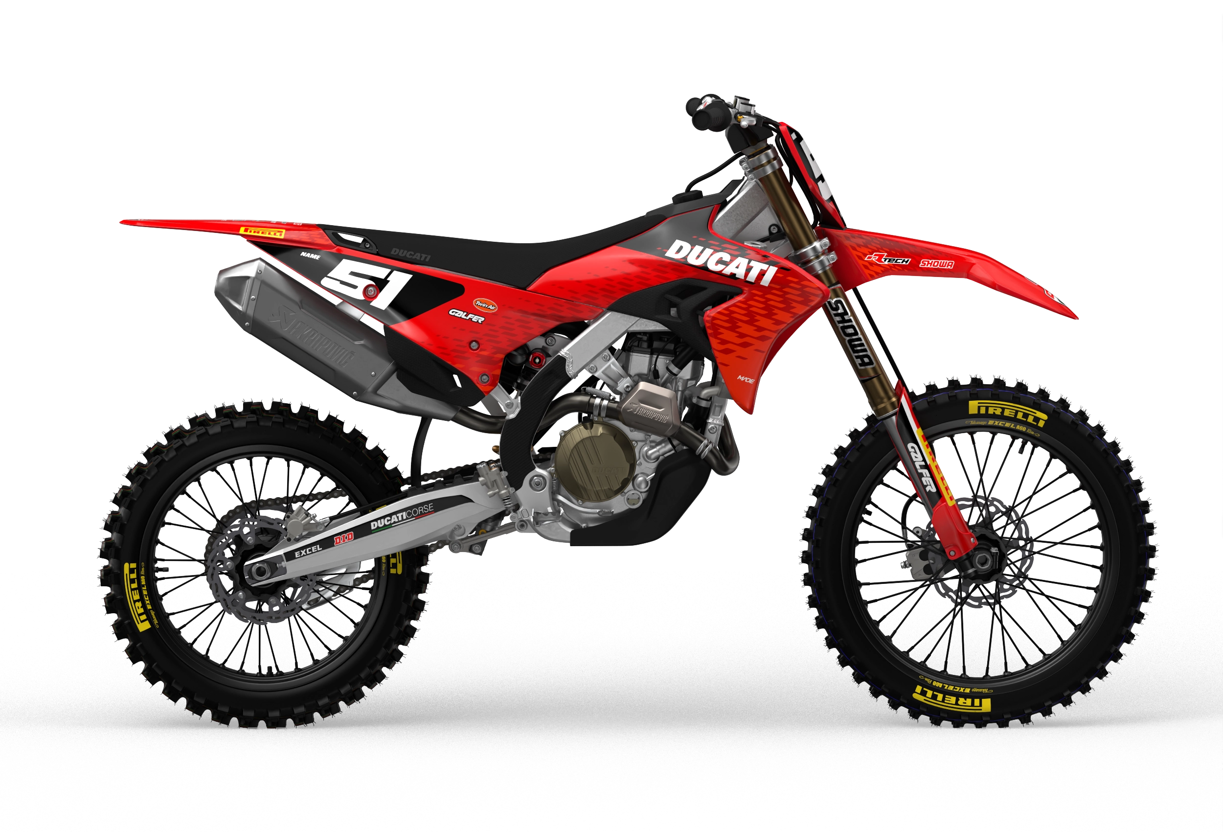 DUCATI FACTORY GRAPHICS KIT - Madestickers