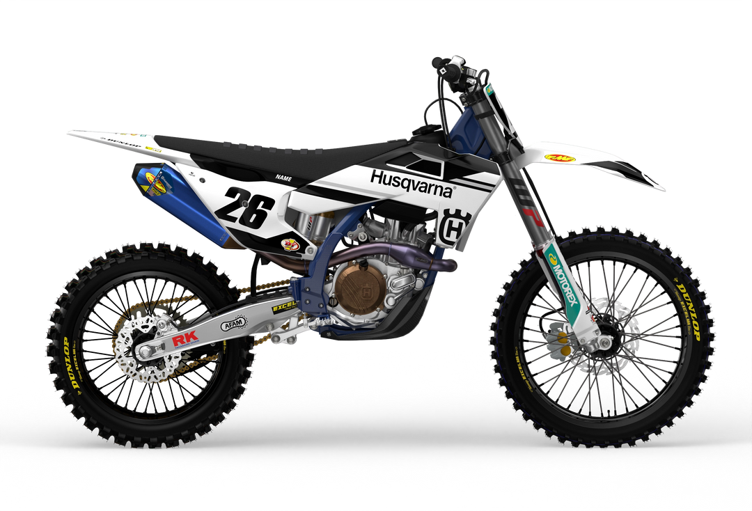 Husqvarna TC FC TE FE Factory 26 Graphics from madestickers.com Black#color_black