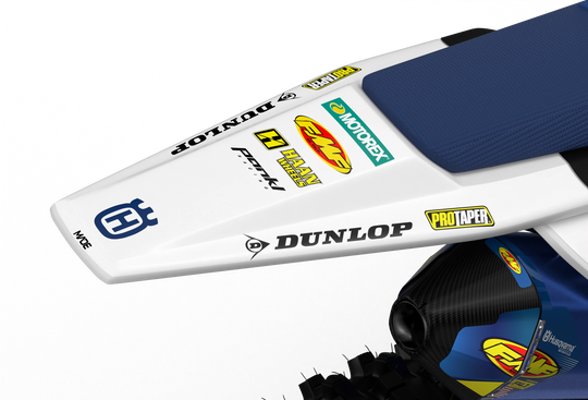 Husqvarna TC FC TE FE Factory 26 Graphics from madestickers.com Blue#color_blue