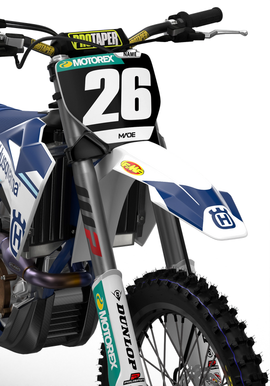 Husqvarna TC FC TE FE Factory 26 Graphics from madestickers.com Blue#color_blue