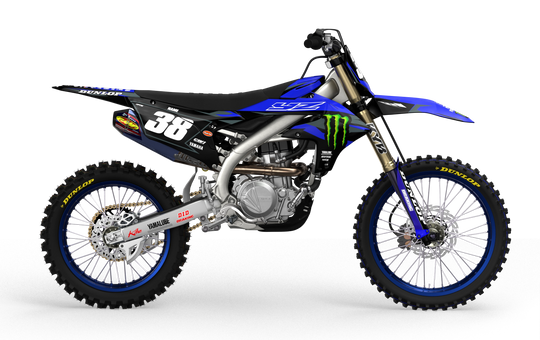 Yamaha YZ YZF motocross graphics with factory 2026 design - madestickers.com Grey#color_grey