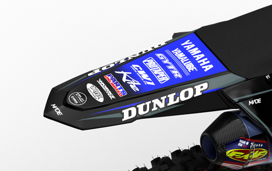 Yamaha YZ YZF motocross graphics with factory 2026 design - madestickers.com Grey#color_grey