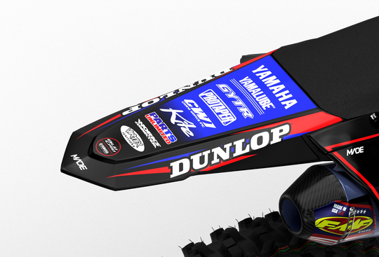 Yamaha YZ YZF motocross graphics with factory 2026 design - madestickers.com Red#color_red