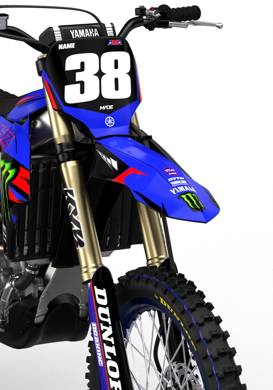 Yamaha YZ YZF motocross graphics with factory 2026 design - madestickers.com Red#color_red