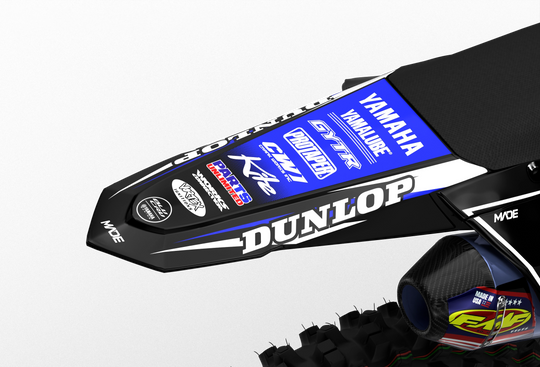 Yamaha YZ YZF motocross graphics with factory 2026 design - madestickers.com White#color_white