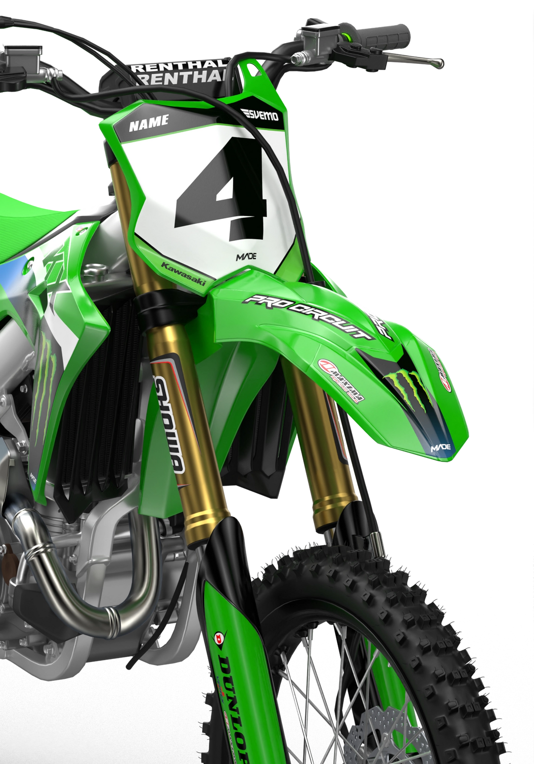 KAWASAKI FACTORY V2 GRAPHICS KIT