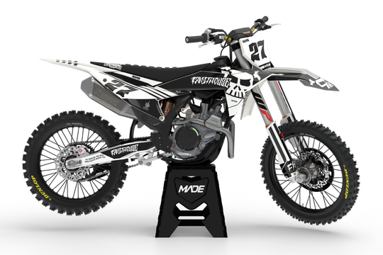 Fast house black and white premium high quality KTM graphics from Made Stickers 