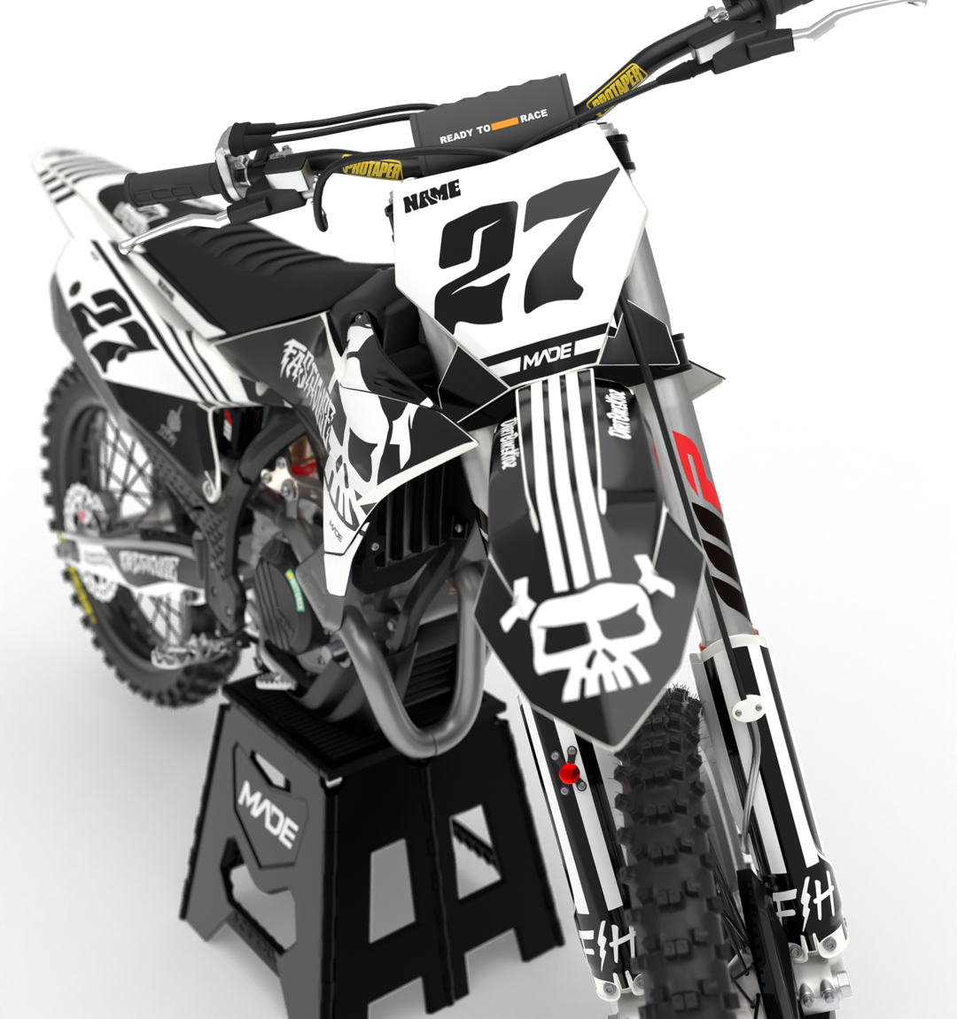 Fast house black and white premium high quality KTM graphics from Made Stickers 