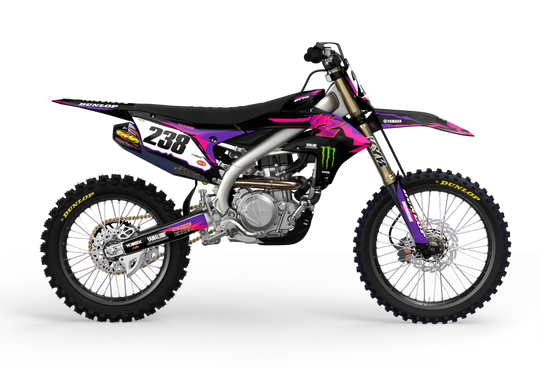 YAMAHA FIFTY GRAPHICS KIT - Madestickers Black#color_black