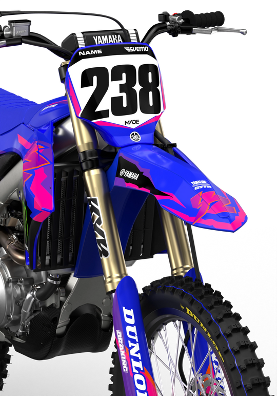 YAMAHA FIFTY GRAPHICS KIT - Madestickers Blue#color_blue