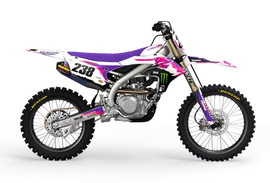 YAMAHA FIFTY GRAPHICS KIT - Madestickers White#color_white
