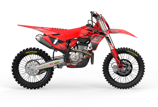 GasGas MC 3D render Flame graphics from madestickers.com Black#color_black