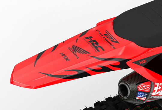 Honda CRF 3D render Flame graphics from madestickers.com Black#color_black