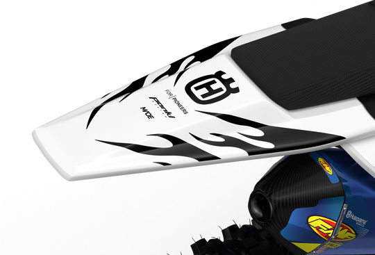 Husqvarna TC FC 3D render Flame graphics from madestickers.com Black#color_black