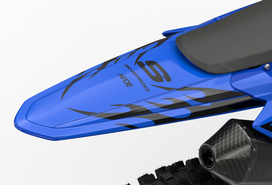 Sherco Enduro premium graphics with flame element from madestickers.com Black#color_black