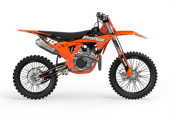 KTM SXF EXC Fasthouse Graphics for motocross dirt bikes from madestickers.com Orange#Color_orange