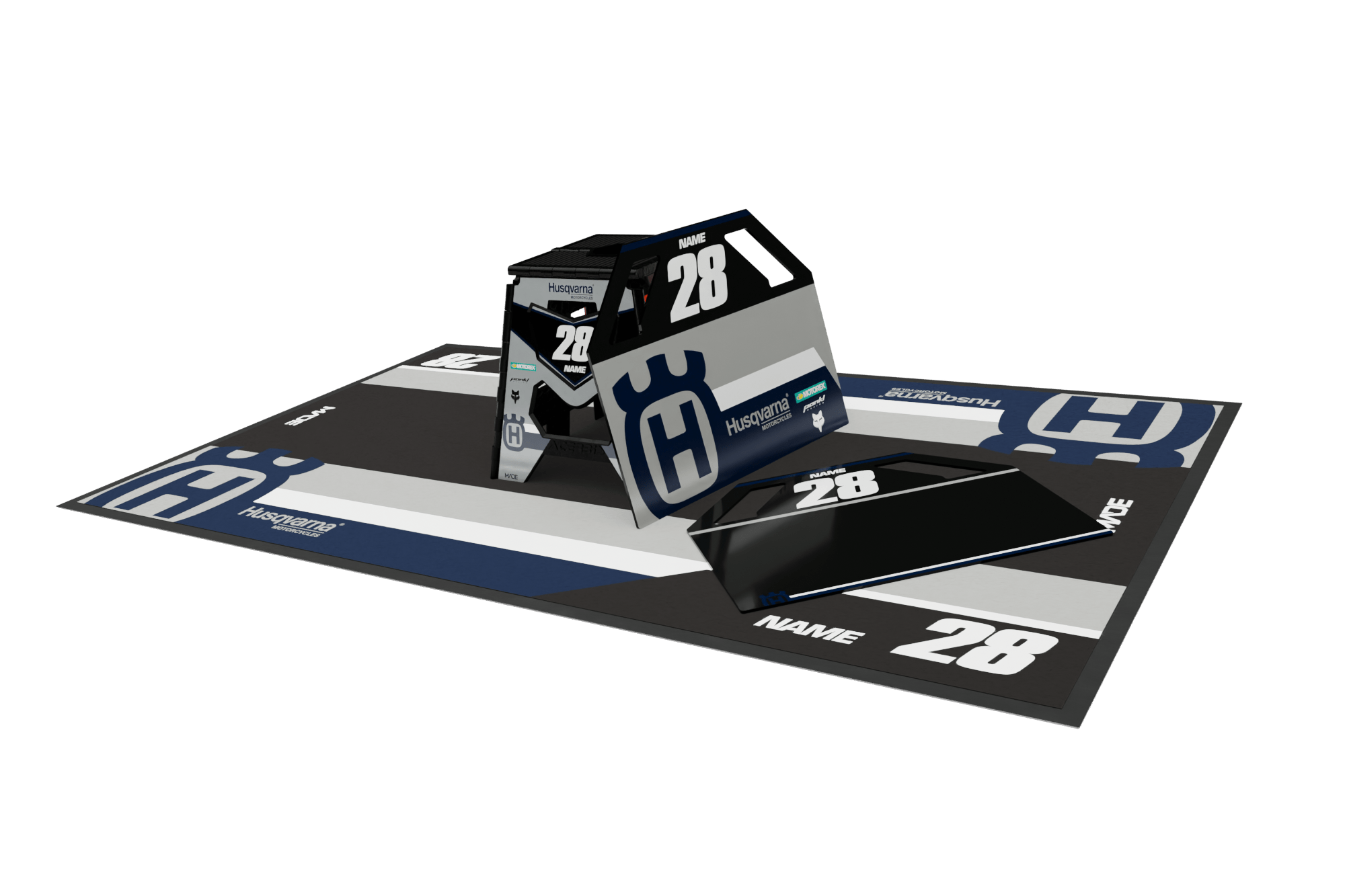 Husqvarna Trek Blue Pit set - Madestickers