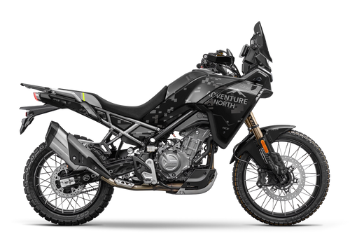 CF MOTO MT NORTH GREY BLACK GRAPHICS KIT