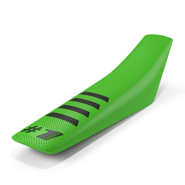 ONEGRIPPER RIBBED GREEN/BLACK SEAT COVER