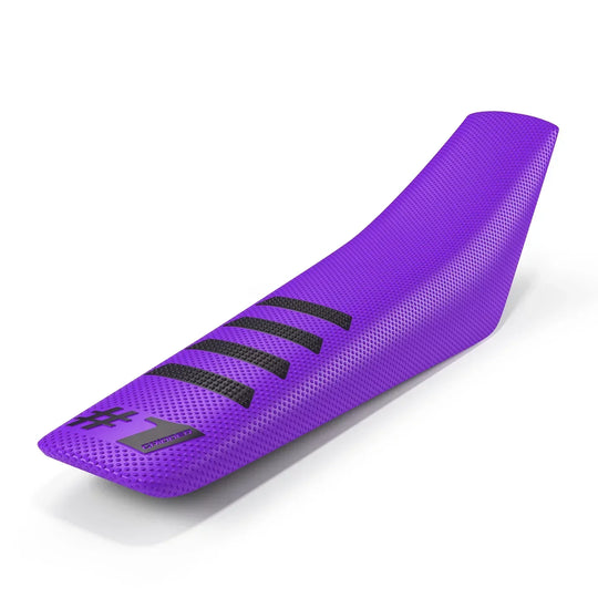 ONEGRIPPER RIBBED PURPLE/BLACK SEAT COVER