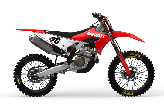 DUCATI OUTLINE NUMBER KIT - Madestickers
