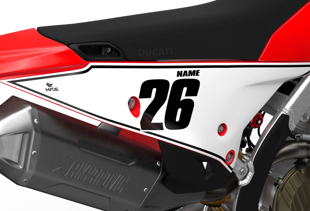 DUCATI OUTLINE NUMBER KIT - Madestickers