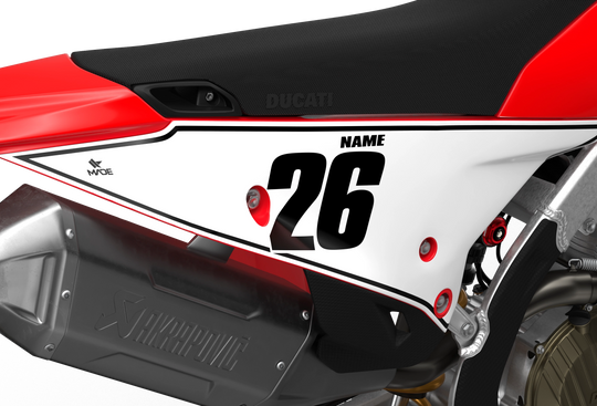 DUCATI OUTLINE NUMBER KIT - Madestickers